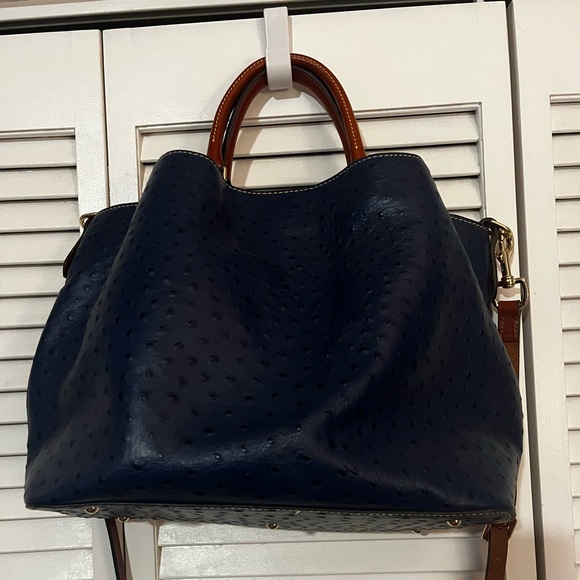 Stylish faux 4 fall. Crossbody/handle satchel. Several storage sections NWOT - Picture 1 of 8